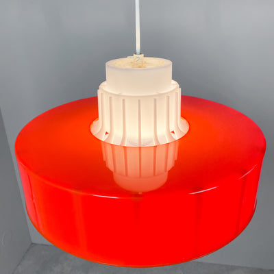 70-talslampa i orange plast