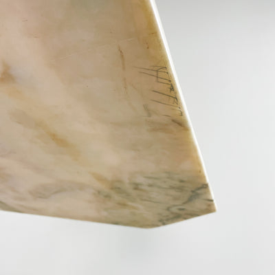 Soffbord i marmor - beige/grå/rosa