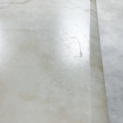 Soffbord i marmor - beige/grå/rosa