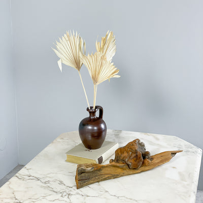 Soffbord i marmor - beige/grå/rosa