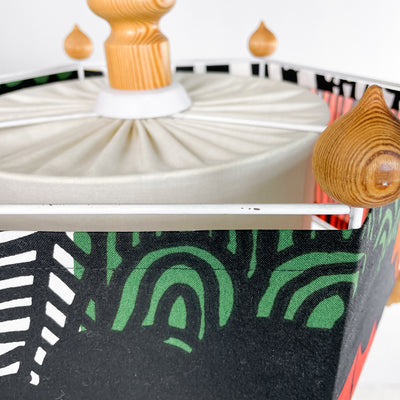 Retro taklampa - tyg Marimekko
