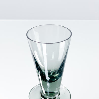 9 st rökfärgade snapsglas