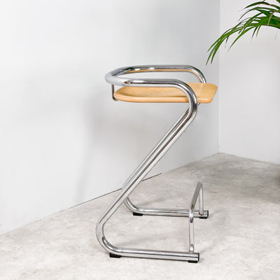 Lammhults barstol i björk S70-3