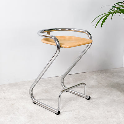 Lammhults barstol i björk S70-3