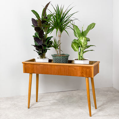 Blombord i teak