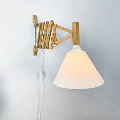 Vintage saxlampa i trä