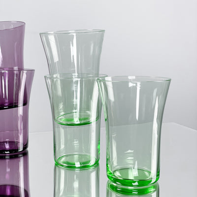 Små glas i olika färger - 11 st