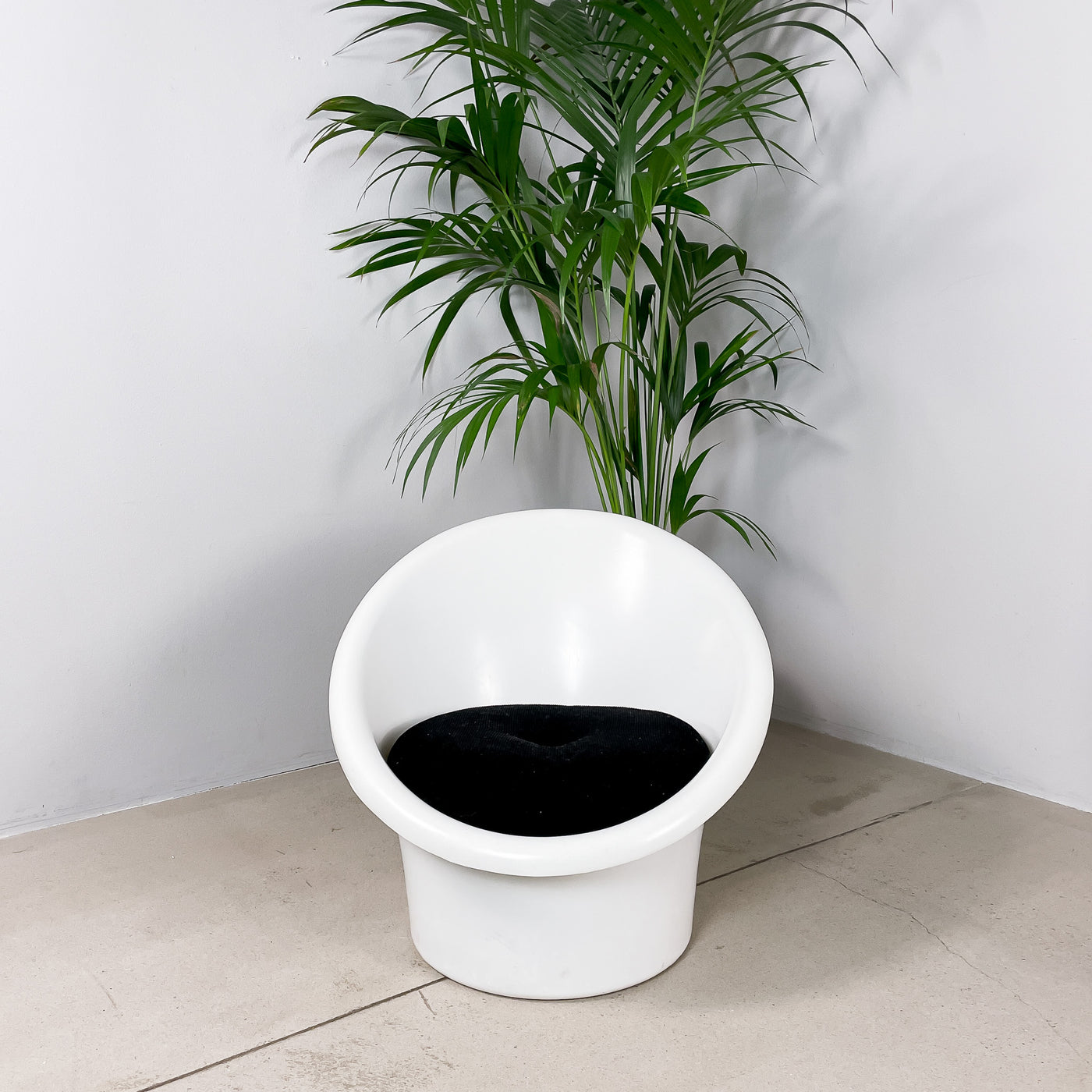 Fåtölj Ikea "Skopa" 70-tal vit