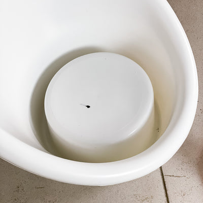 Fåtölj Ikea "Skopa" 70-tal vit