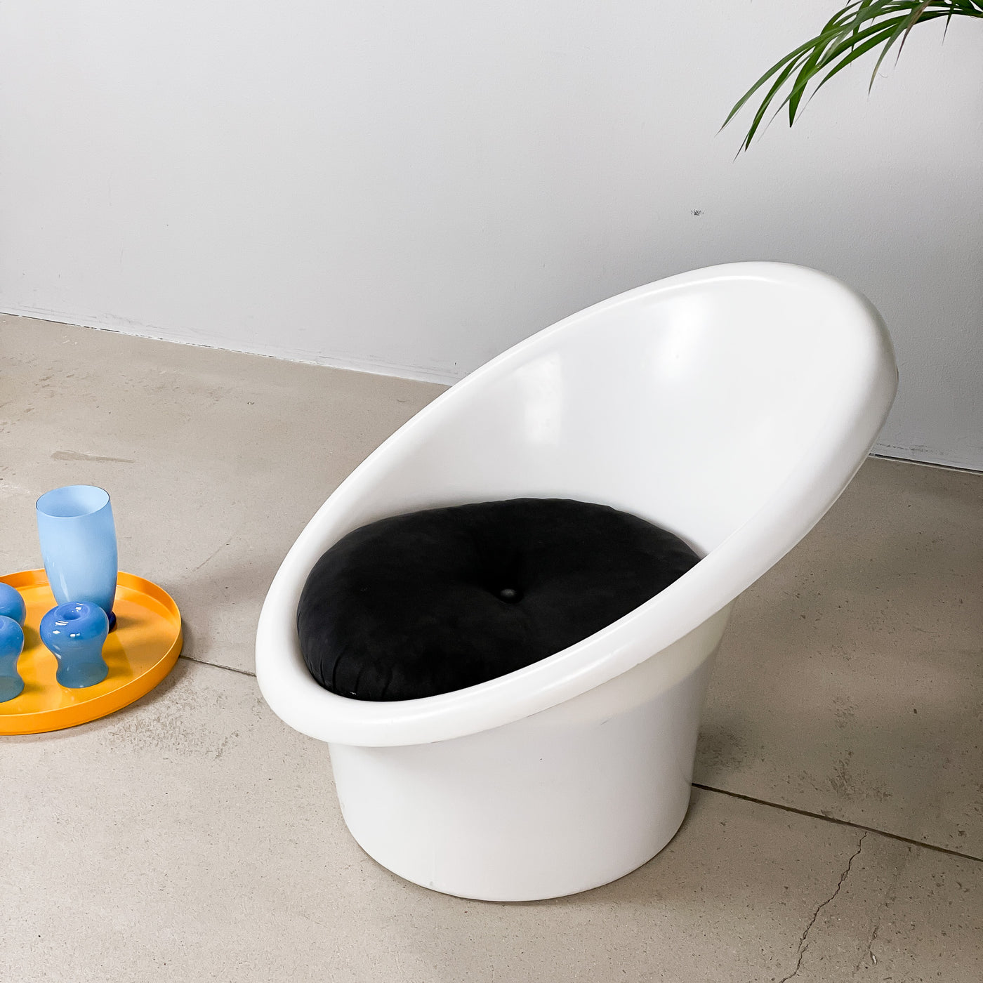Fåtölj Ikea "Skopa" 70-tal vit