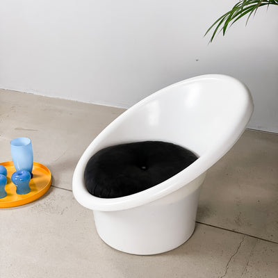 Fåtölj Ikea "Skopa" 70-tal vit