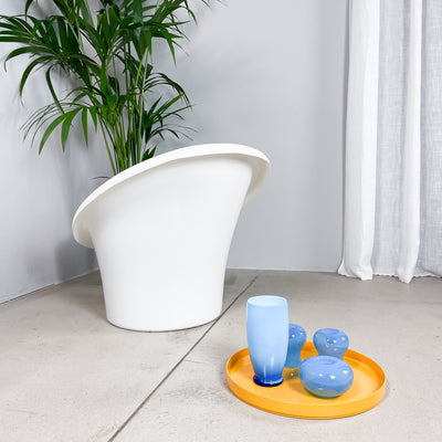 Fåtölj Ikea "Skopa" 70-tal vit