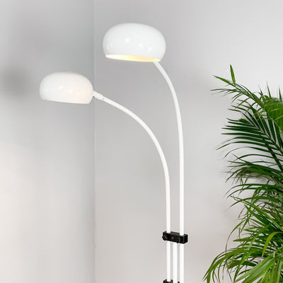 Vit tvåarmad lampa - Lyktan