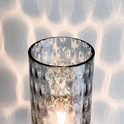 Vägglampa rökfärgat glas