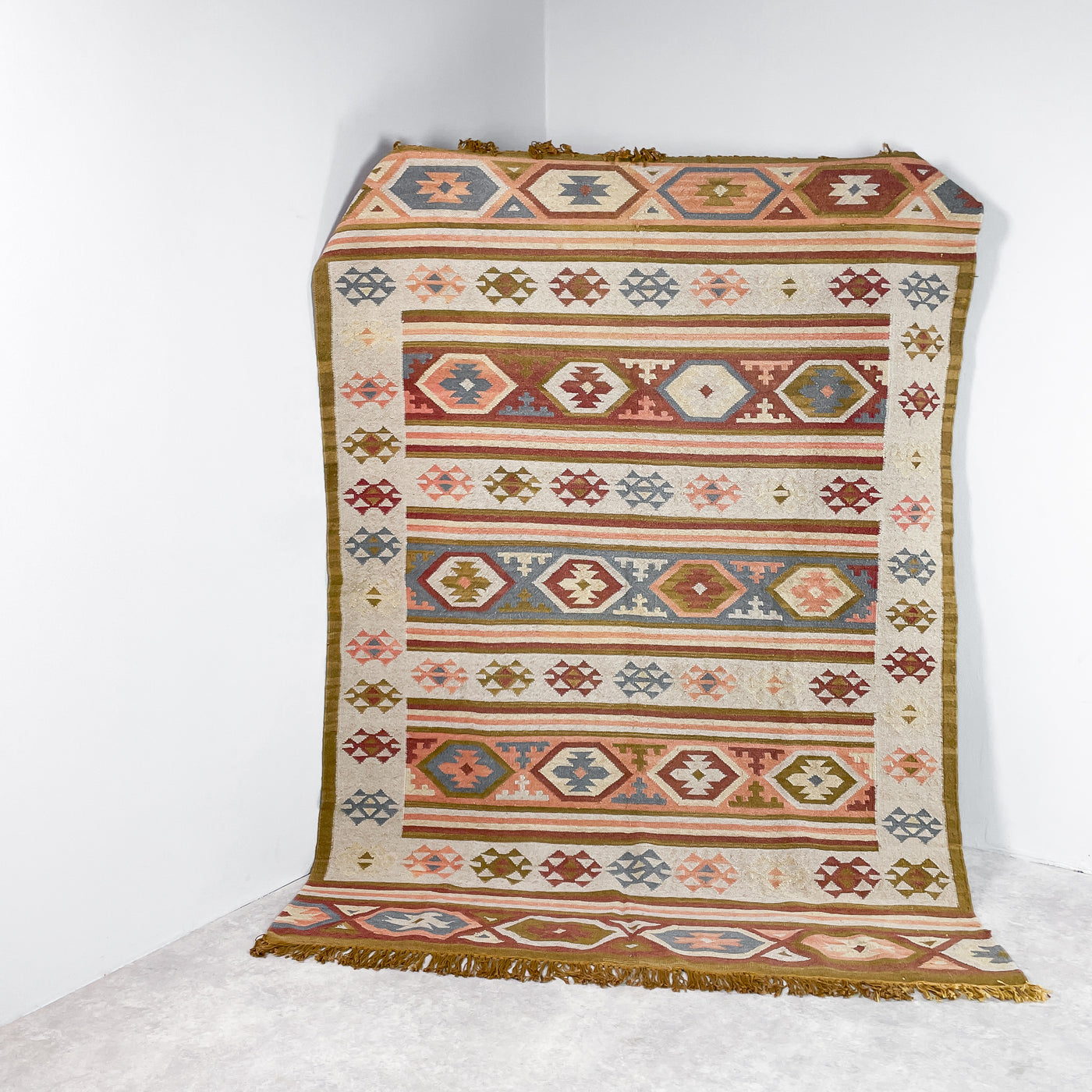 Vintage kelimmatta beige
