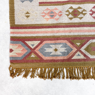 Vintage kelimmatta beige