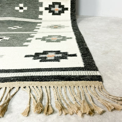 Röllakanmatta grå, svart, beige