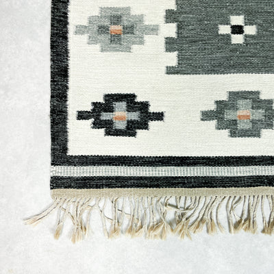 Röllakanmatta grå, svart, beige