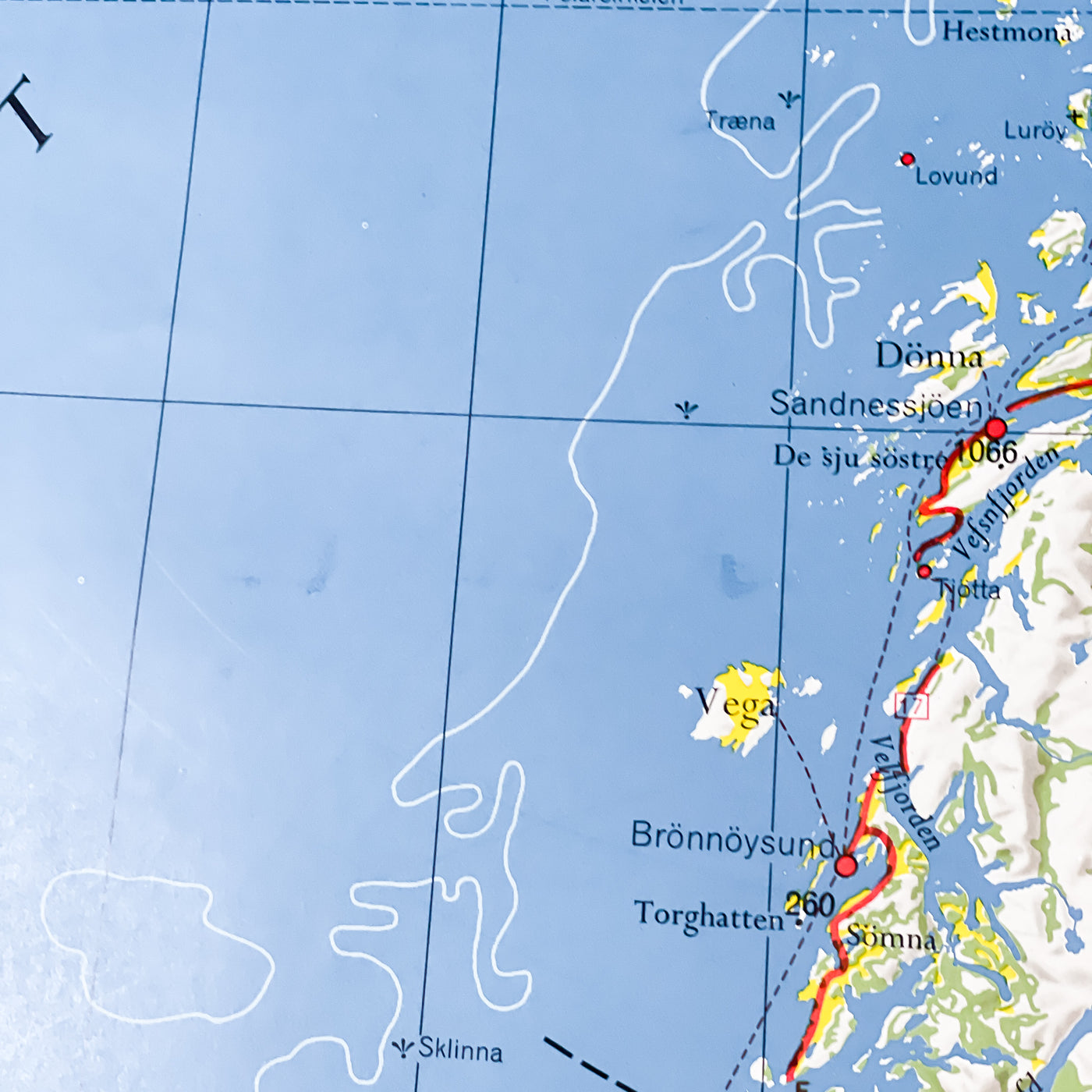 Skolkarta över Norden