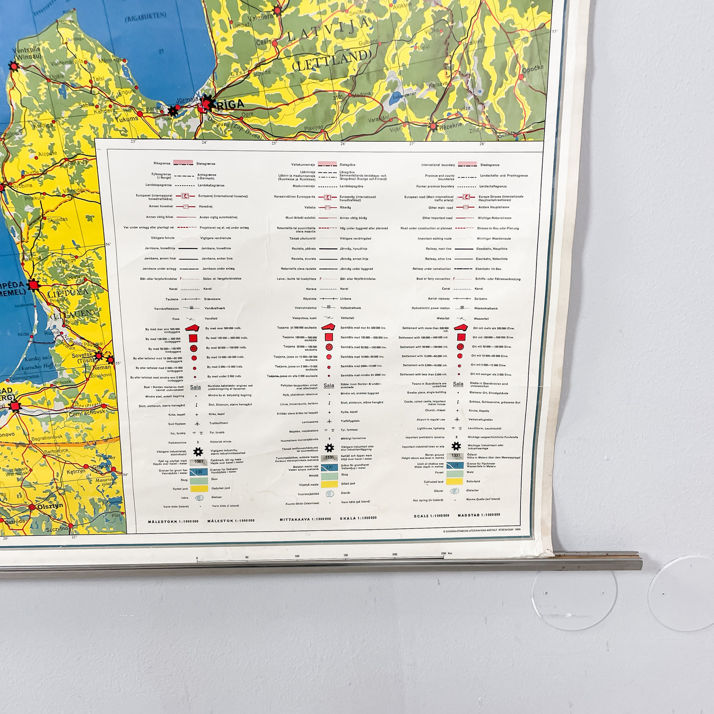 Skolkarta över Norden