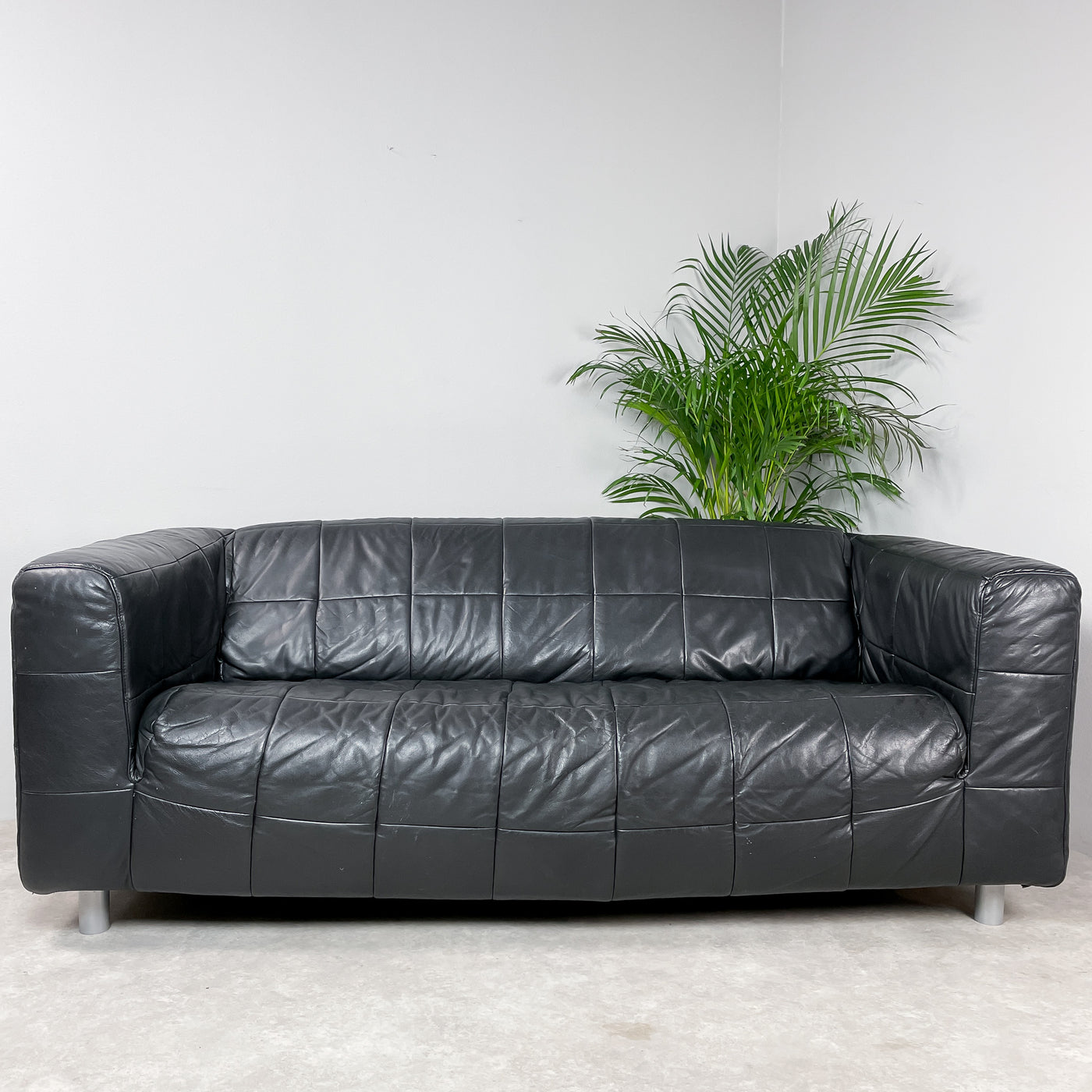 Ikea skinnsoffa Klippan