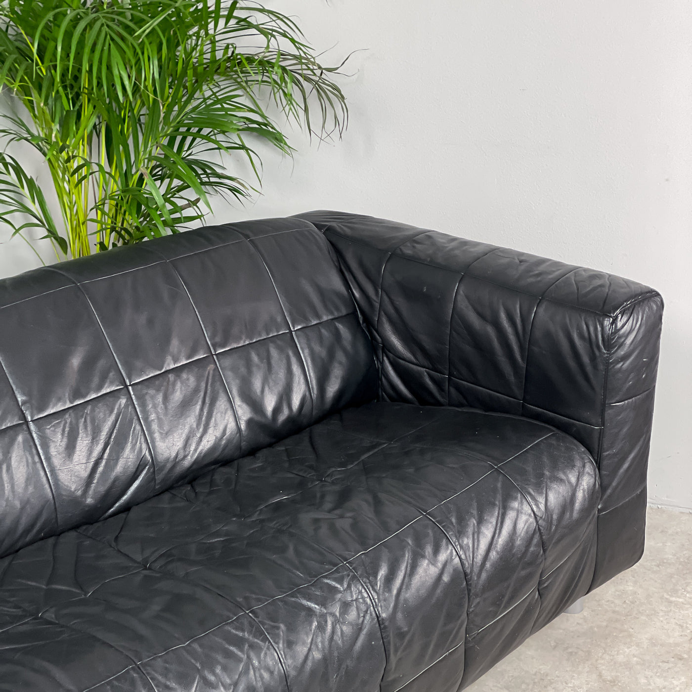 Ikea skinnsoffa Klippan