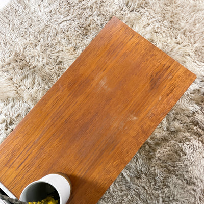 Blombänk/Soffbord i teak med låda