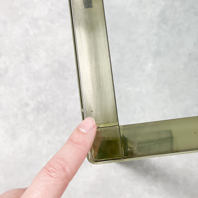Större soffbord glas och mässing
